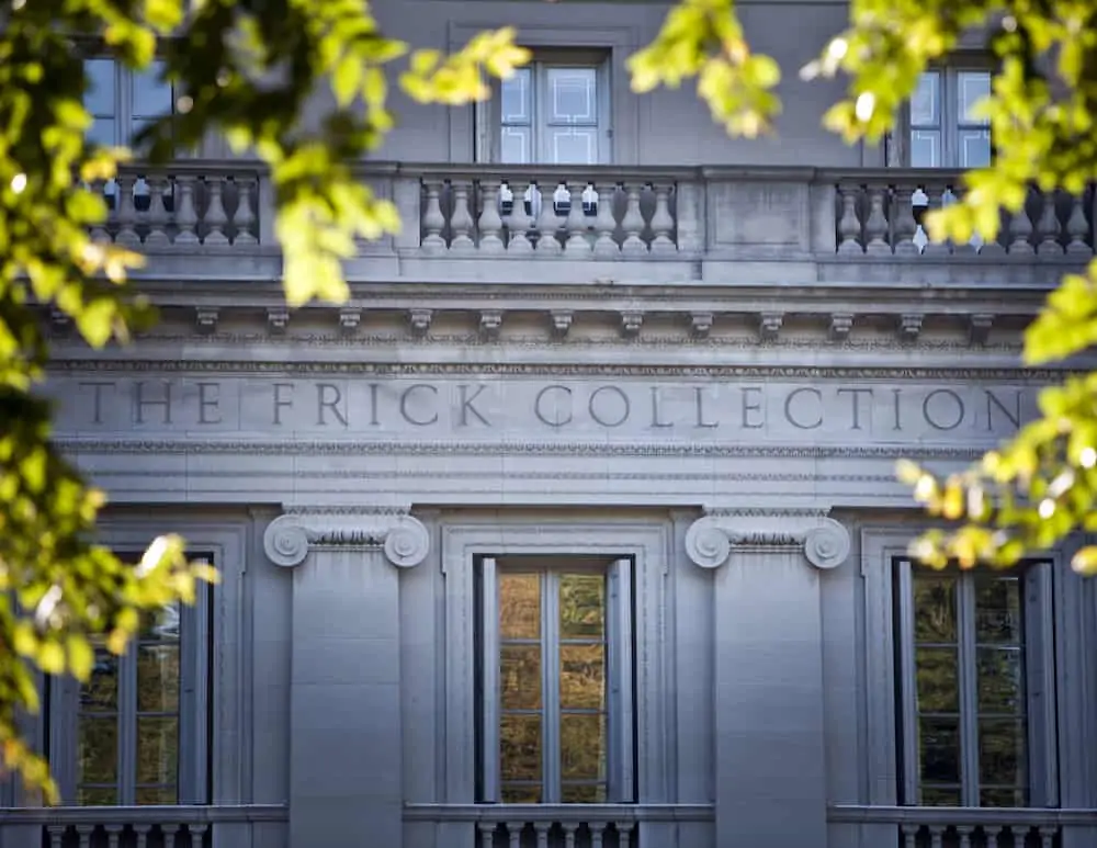 The exterior of the Frick Collection.