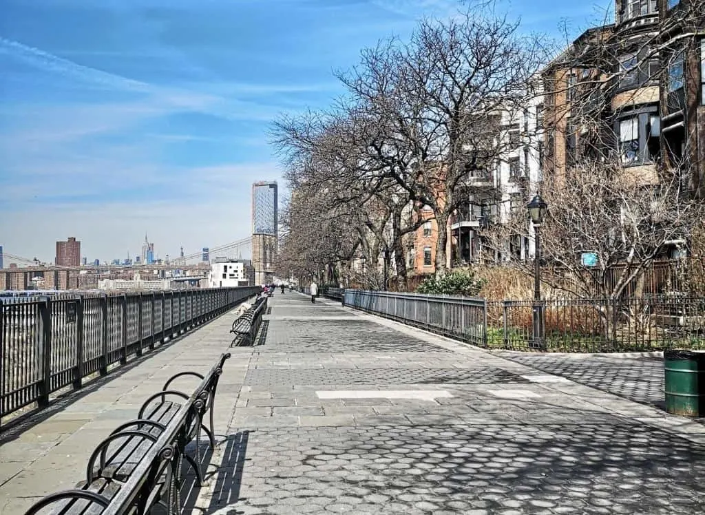 The Brooklyn Promenade.