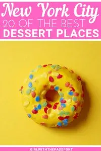 Calling all New York City foodies! Not sure where to find the best desserts in New York City? Then check out this local's guide to 20 of the best dessert places in New York City and most out of this iconic foodie destination. Because NYC really is one of the best cities for foodies in the entire world. #NYCtravel #NYCfoodie #NYCdesserts #NewYorkCity