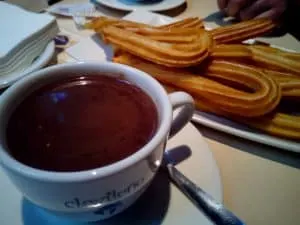 Whatever you do, make sure you have some churros and chocolate while visiting Madrid. 