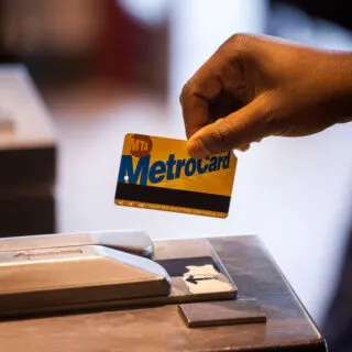 Tap subway new york metrocard