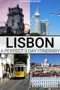 Understand how to plan the perfect Lisbon 3 day itinerary with these Lisbon travel tips. You'll figure out what to do in Lisbon for 3 days and learn about some of Lisbon's top attractions like Belem Tower, Rossio, MAAT, Lisbon Cathedral, Tram 28, etc. Plus, you'll discover some of the best places to eat in Lisbon and learn how to prepare for the Lisbon vacation of a lifetime. #Lisbon #Lisbonitinerary #Lisbontravel #Portugal #WesternEurope
