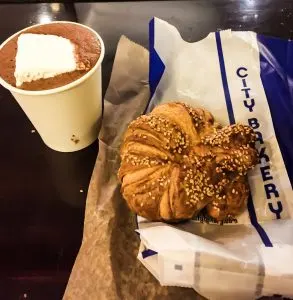 City Bakery has one of the best hot chocolates in New York City. 