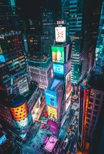 The iconic electric beauty of Times Square in New York City. 