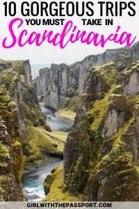 Norway, Finland, Iceland, Sweden, and Denmark give traveler's a diverse Scandinavia travel itinerary that they can create. But one of my favorite Scandinavia travel tips is to get off the beaten path and check out some of the hidden gems listed here that offer many Scandinavia travel summer options. #Scandinavia #Europe #travel #Finland #Iceland #Norway #Denmark #Sweden