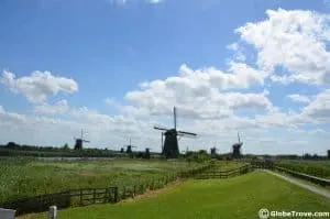 Kinderdijk is a quaint little spot in the Dutch countryside that is dotted with historic windmills that help farmers drain their fields of excess water. 