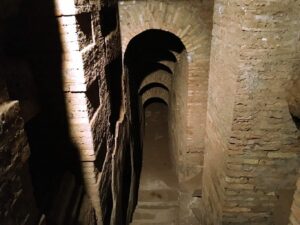 The catacombs of Rome are fascinating and worth a visit. 