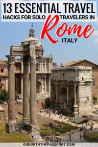 Between the Vatican, the Catacombs, the Capuchin Crypts, and the exquisite food markets, there are plenty of Rome things to do for the solo traveler. All you need to do is spend time enjoying some Rome Italy food amidst the many vibrant piazzas of the city, and trust me you'll never feel lonely again. #Rome #Italy #Europe #Wanderlust #travel