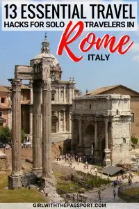 Between the Vatican, the Catacombs, the Capuchin Crypts, and the exquisite food markets, there are plenty of Rome things to do for the solo traveler. All you need to do is spend time enjoying some Rome Italy food amidst the many vibrant piazzas of the city, and trust me you'll never feel lonely again. #Rome #Italy #Europe #Wanderlust #travel