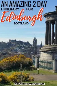 If you are planning to do some Edinburgh Scotland travel, then this 2 day Edinburgh travel itinerary is for you. Check out all the amazing Edinburgh Scotland things to do in just four days. Between Edinburgh Castle, the Royal Mile, Arthur's Seat, Mary King's Close, you won't run out of things to do or Edinburgh Scotland food to eat. #Scotland #Edinburgh #travel #UK #UnitedKingdom