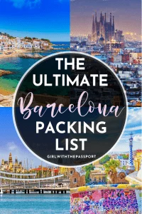 What to Pack for Barcelona | Barcelona Packing List | What to wear in Barcelona | Barcelona Outfits | Barcelona Packing Guide | Barcelona Travel Guide | Barcelona Travel Essentials | Barcelona Travel Tips | Barcelona Travel Guide | Barcelona Spain Travel | Barcelona Spain Guide | Barcelona Tips | Barcelona Itinerary | Europe Travel | Spain Travel #BarcelonaGuide #EuropeTravel #BarcelonaPackingList #BarcelonaTips #BarcelonaOutfits