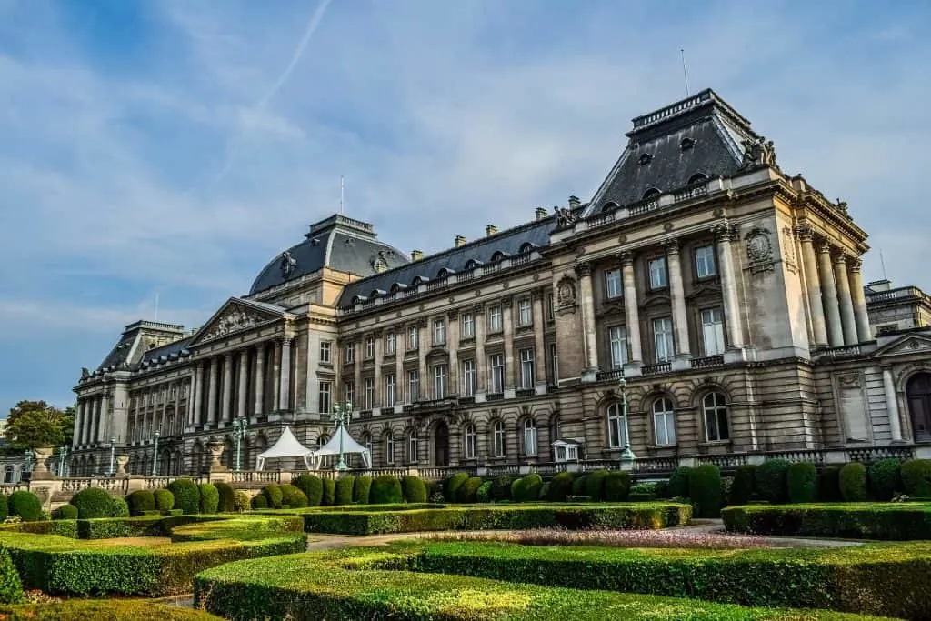 The beautiful Royal Palace of Brussels. One of the many top things to see in Brussels.