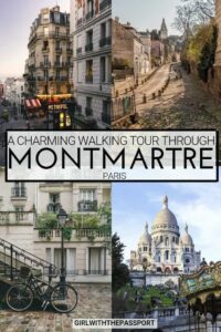 Take a stroll with me through the charming, old-world streets of Montmartre, Paris. Between Sacre Coeur, the Dali Exhibition, the Wall of Love, and the Musee de Montmartre, discover all the things to do in Montmartre, as well as some of the best places to eat on this walking tour of Montmartre. #Paris #walkingtour #Montmartre #Paristour #Francetravel