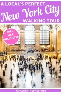 Whether you live in or plan to visit NYC, this is the perfect New York City walking tour for you. Stretching over 40 blocks, this self-guided walking tour will take you past some of the most iconic New York City landmarks. However, this walking tour will also introduce you to some of the hidden gems of NYC that local's love. #walkingtour #walkingtourmap #NYCwalkingtour #NYCtour #NYCtravel