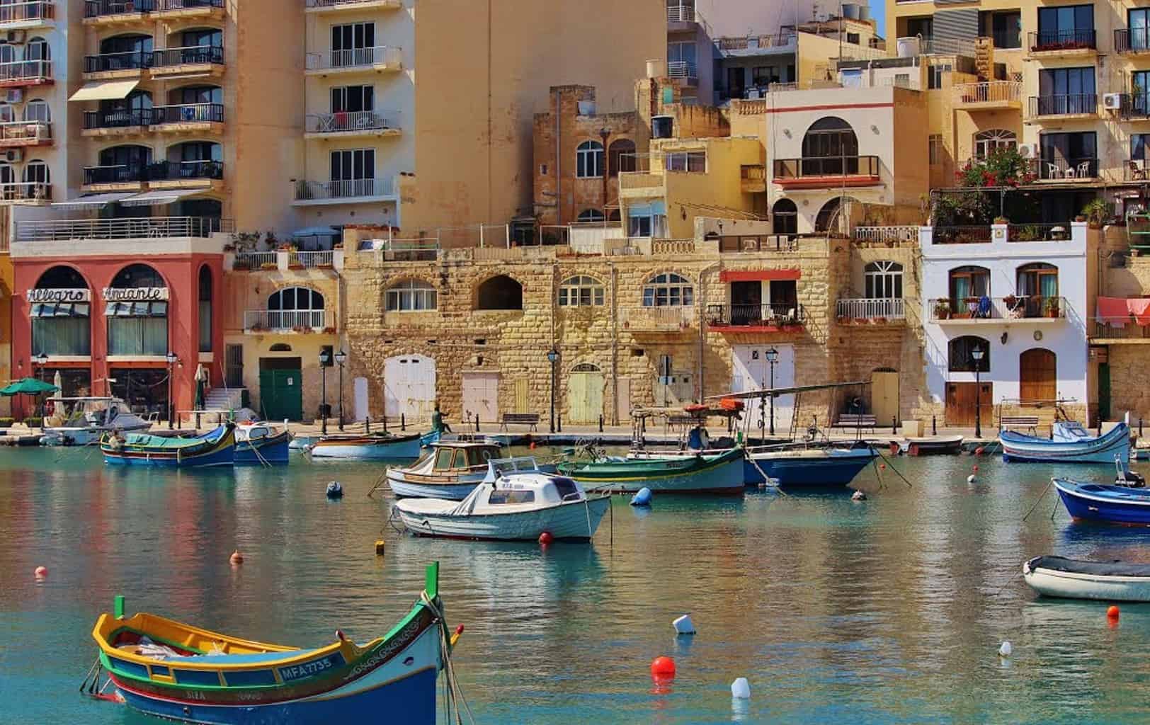 One of the many enchanting grand marinas that you'll find in Malta. 
