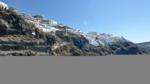 Some of the amazing views you'll see during the hike from Fira to Oia. 