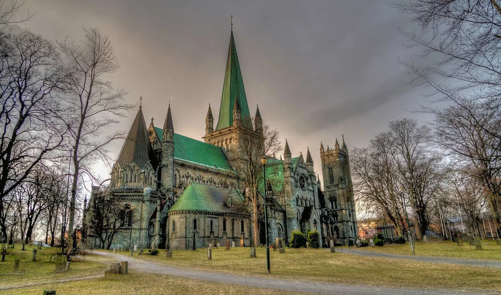 One of my fave Norway travel tips is to avoid the convenience stores and visit Nidaros Cathedral in Trondheim, Norway instead.