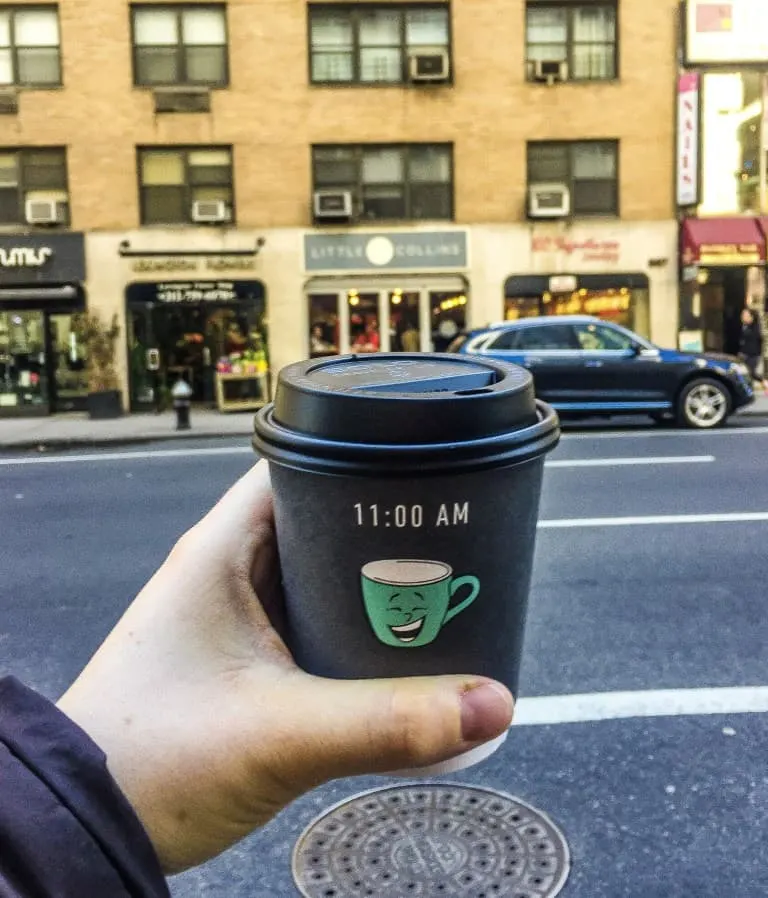 Be sure to stop by Little Collins and try their divine NYC coffee.