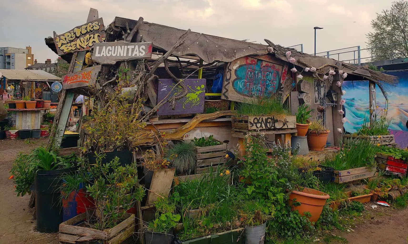 If you have happen to be Shoreditch, you'll find a ton of unusual things to do in London, like a trip to Nomadic Community Garden. 