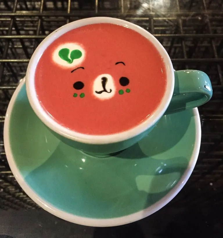 The sweetest cup of tea that I ever did see! (Get it? Because you can find this at SWEET Moment cafe?)