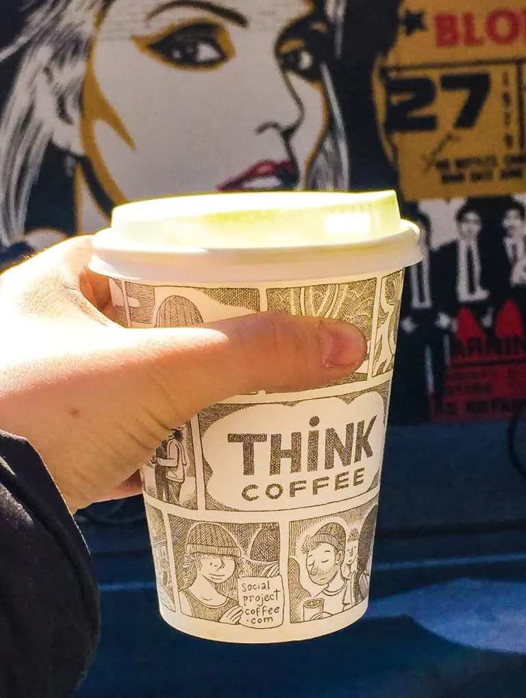 Trust me, you'll never have to "think" about buying coffee from this top NYC coffee shop.