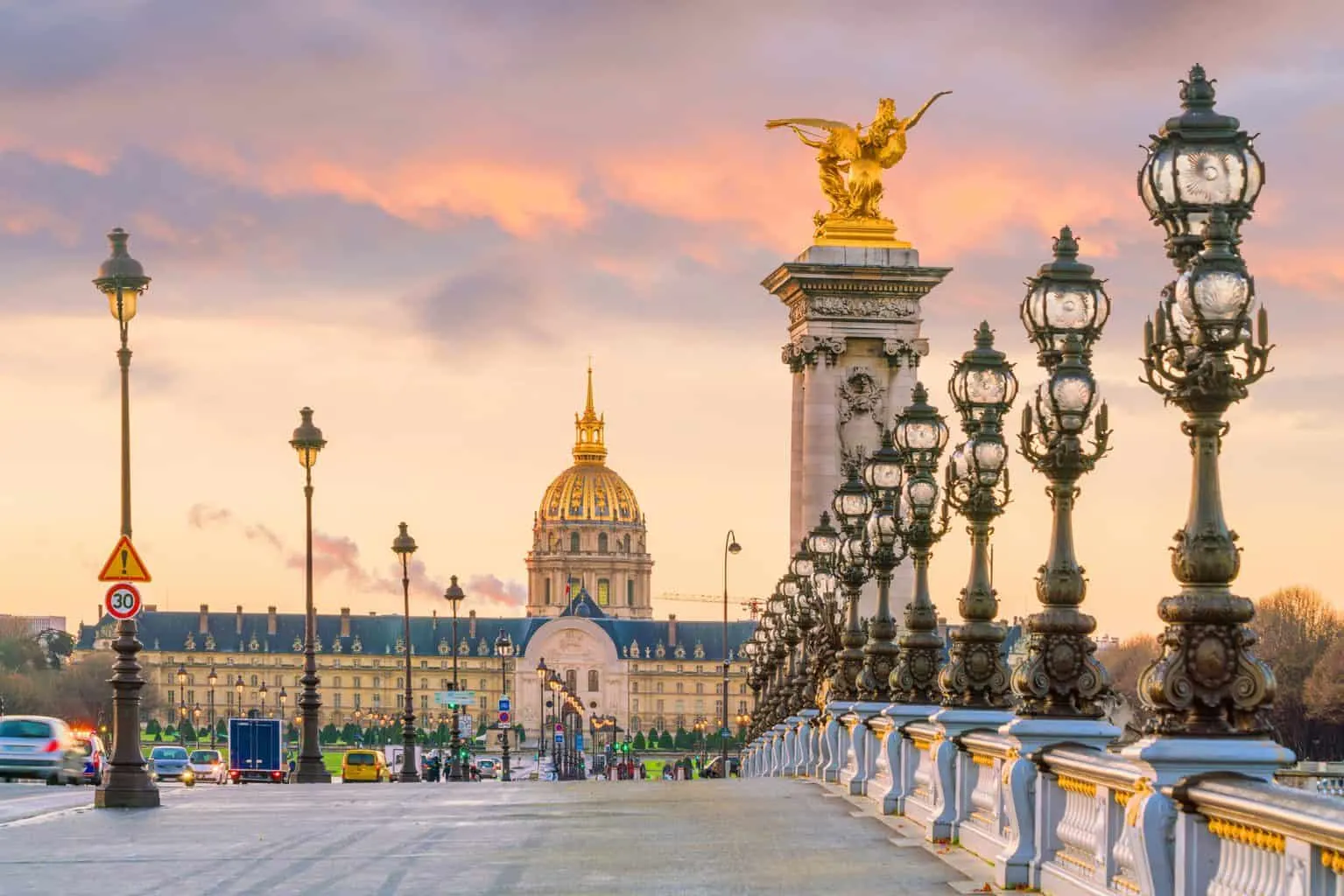 Paris' immortal, Charles III bridge, which spans across the Seine.