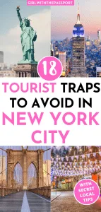 Check out 18 of the WORST tourist traps in NYC. Find out what not to do in NYC so that you can avoid these places like the plague. Because trust me, not one wants to wait hours in line, only to spend their hard earned money on something that is just mediocre. Also check out my picks for alternative things to do in NYC that will save you both time in money. #NYCGuide #TravelNYC #VisitNYC #NYCTips