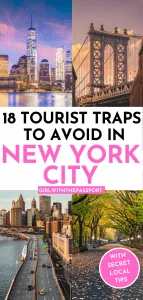 Check out 18 of the WORST tourist traps in NYC. Find out what not to do in NYC so that you can avoid these places like the plague. Because trust me, not one wants to wait hours in line, only to spend their hard earned money on something that is just mediocre. Also check out my picks for alternative things to do in NYC that will save you both time in money. #NYCGuide #TravelNYC #VisitNYC #NYCTips