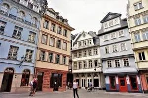 The charming, old-world beauty of Frankfurt, Germany.