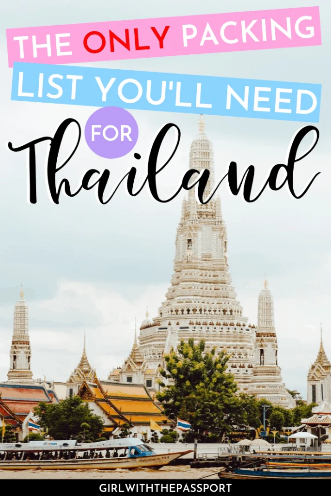 what to pack for Thailand | Thailand Packing List | What to wear in Thailand | Thailand Outfits | Thailand Packing Guide | Thailand Travel Guide | Thailand Travel Essentials | Thailand Travel Tips #ThailandGuide #ThailandTravel #VisitThailand #ThailandTips