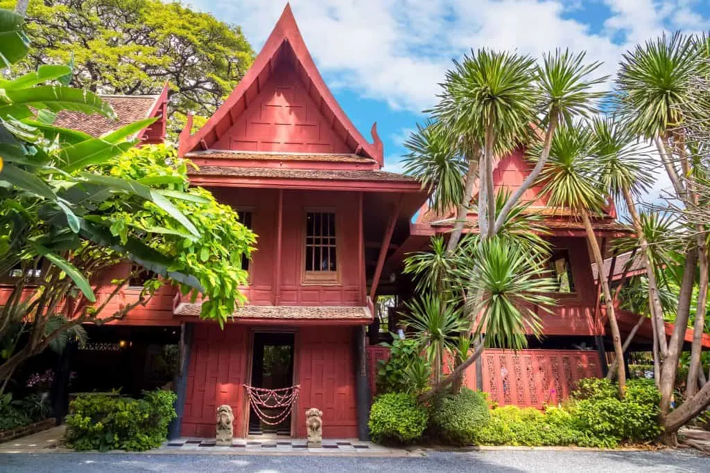 The beautiful, teak beauty of the Jim Thompson House Museum in Bangkok.