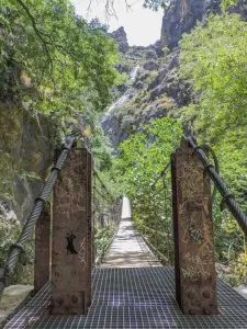 The lovely, Hanging Bridges of Los Cahorros in Monachil, Spain.