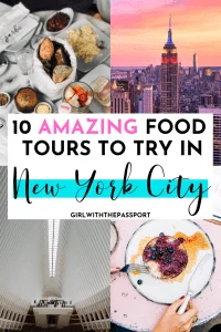 Food Tours NYC | NYC Food Guide | NYC Itinerary | Where to Go in NYC | Where to eat in NYC | Best food in NYC | Things to do in NYC | Places to go in NYC | New York City Food Guide | New York City Food Tours | Travel NYC | NYC Guide #NYCFoodie #VisitNYC #TravelNYC #NYCGuide