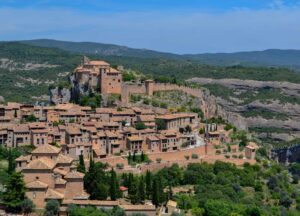 Some of the sweeping views you'll find in the tiny town of Alquezar in Northern Spain.