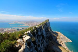 The enchanting, natural beauty of Gibraltar, a British territory at the southern tip of the Iberian Peninsula.