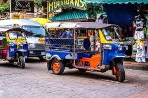 Honestly, as you solo travel Thailand, you should definitely ride in a tuk-tuk. At least once.
