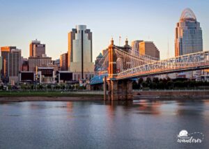 The exquisite, Cincinnati skyline.