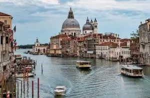 An enchanting view of the iconic canals of Venice, one of the must see places in Italy.