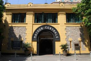 Step back in time with a visit to Hoa Lo Prison in Hanoi, Vietnam.