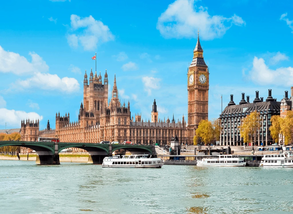 A view of Big Ben along the Thames during your one day in London itinerary.