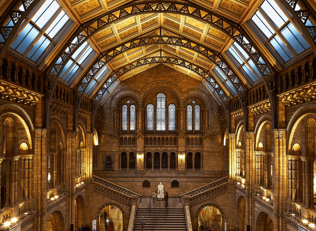 Natural History Museum in London. One of the famous London landmarks you must visit. 