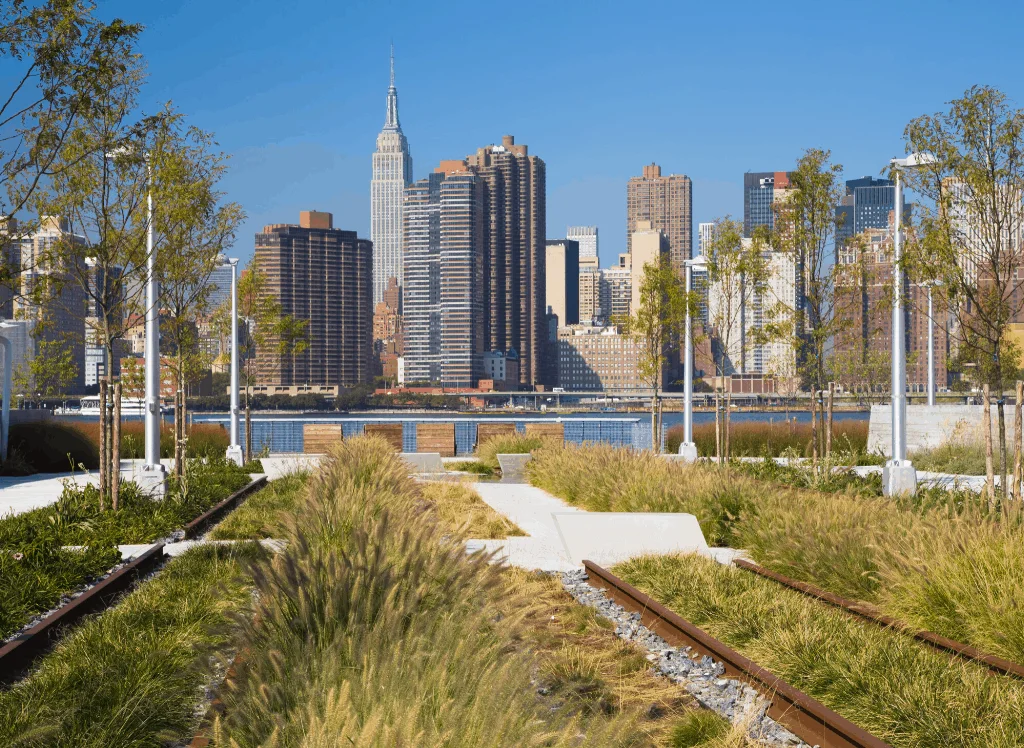Head to Gantry State Park in Long Island City for some of the best views in NYC. 