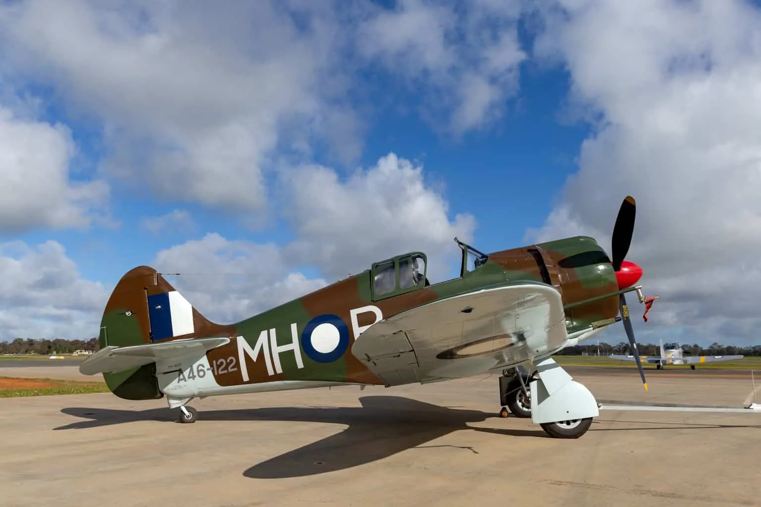 If you're travelling around Australia then these are some of the historic, CA-13 Boomerang fighter planes you'll see at the Temora Aviation Museum.