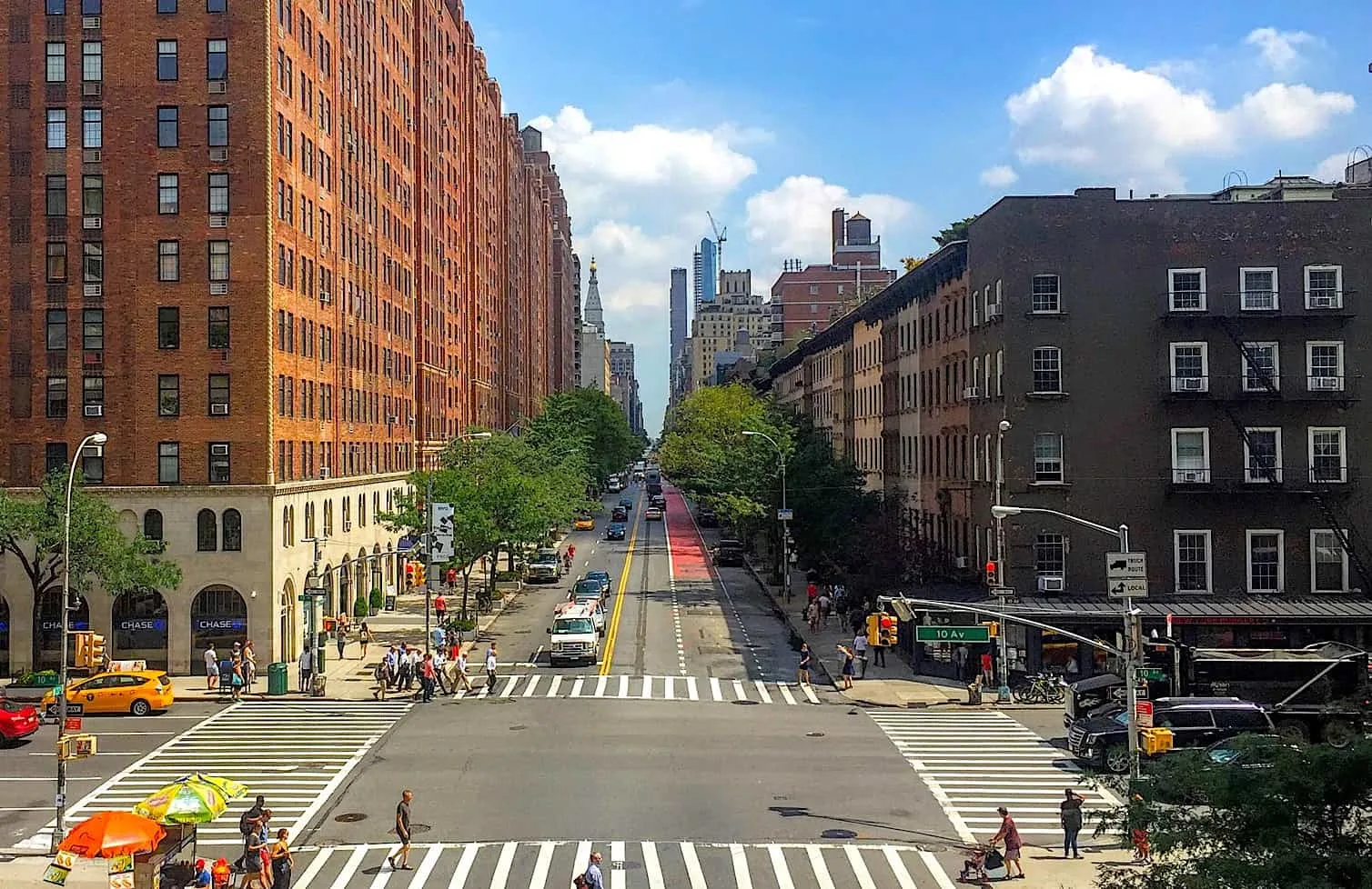 Head to New York City's famous Highline for some of the best views in NYC.