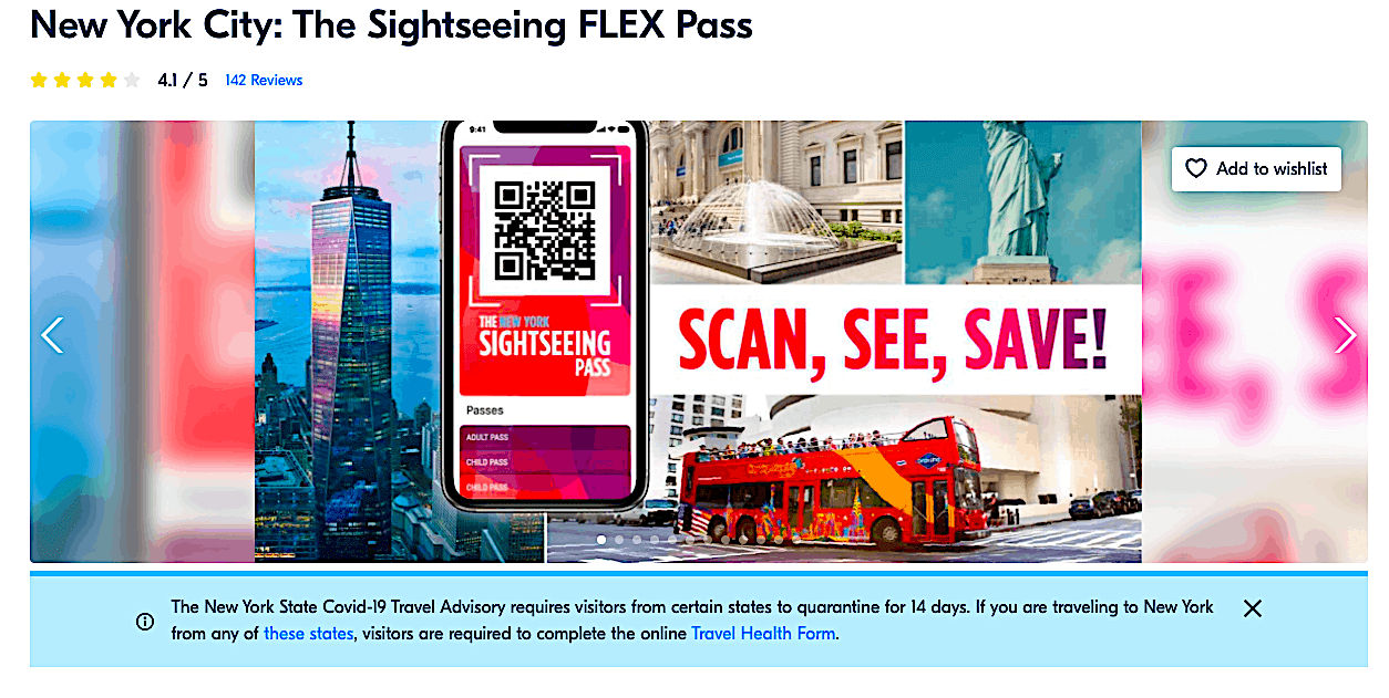 The Sightseeing Flex Pass is another great alternative to the New York Pass. 