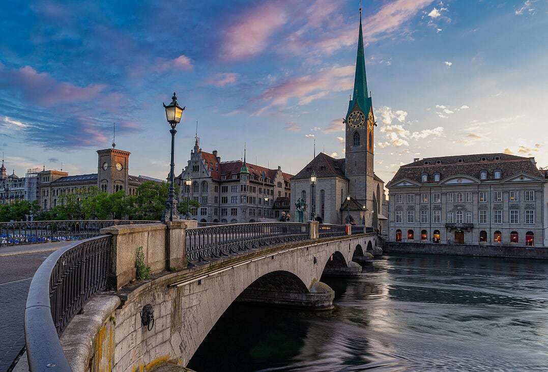 The old-world charm of Zurich, Switzerland, one of the best European Christmas destinations. 