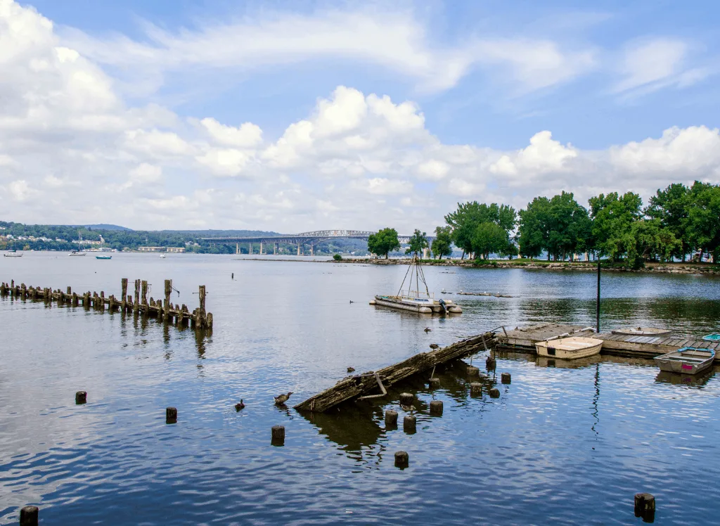 A beautiful view of the Hudson River in Beacon, NY.