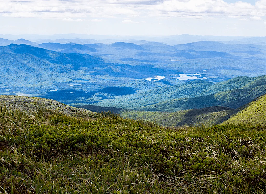 Stellar viees of the Adirondack Mountains from atop Mount Marcy.