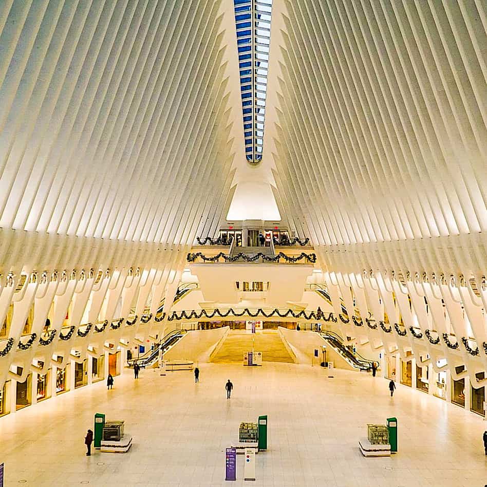 The Oculus in New York City. 