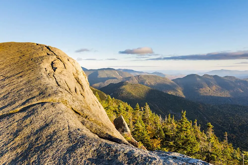 Gothics Mountain Cliff and the bird's eye views is why many people love to head out on this hike in the Adirondacks